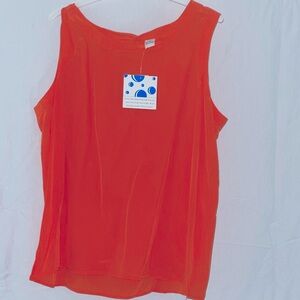 Sleeveless Silk Blouse